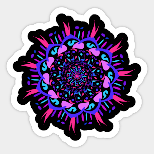 Mandala flowers Sticker